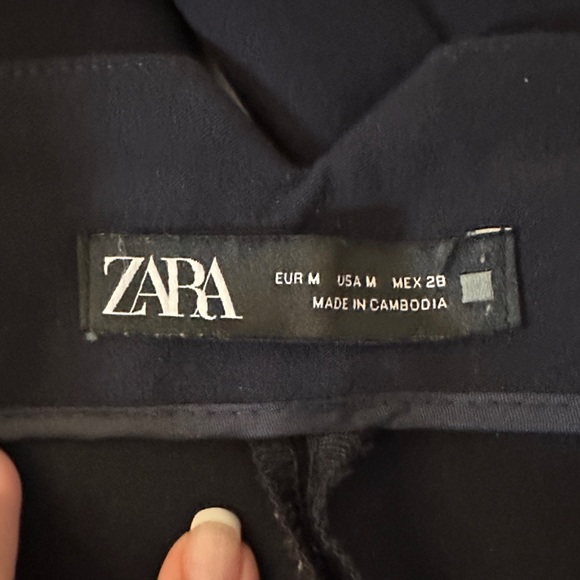 Zara Dark Blue Women's Trousers - Picture 4 of 4